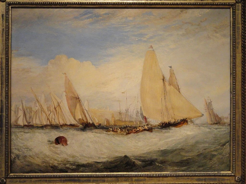 East Cowes Castle, sede di J. Nash, Esq., The Regatta Beating to Windward, 1828 - Indianapolis Museum of Art